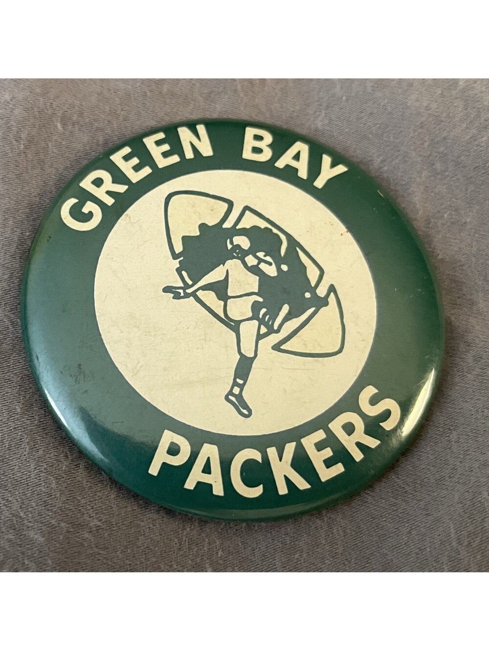 Vintage NFL 1960s Green Bay Packers Pinback Button